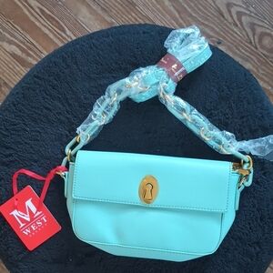 Montana West Turquoise Green Crossbody Bag